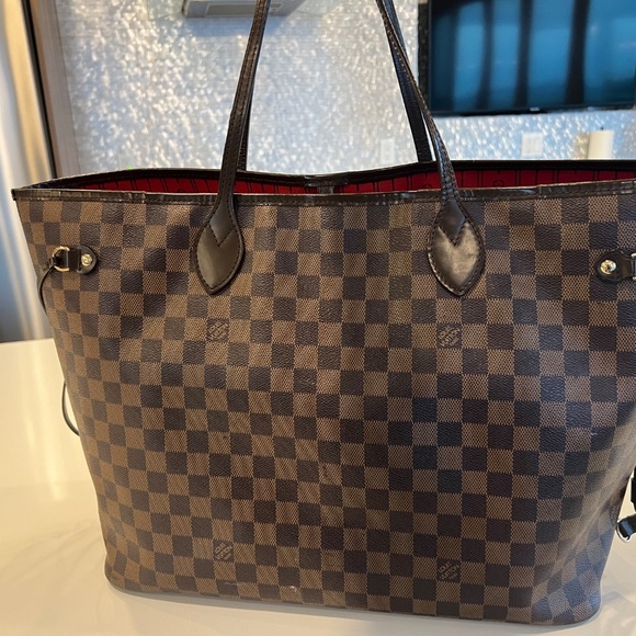 Louis Vuitton Neverfull GM Damier Ebene tote (I'll throw in the red Organizer) - Picture 16 of 17